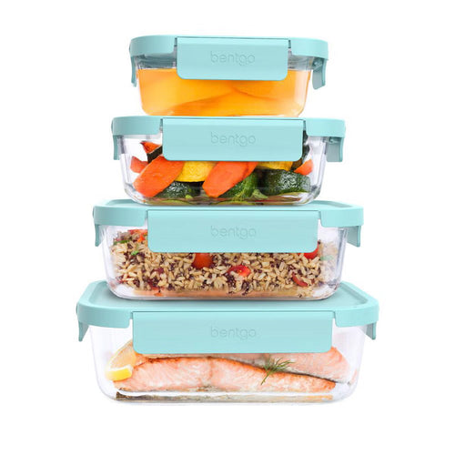 Bentgo 8-Piece Glass Food Storage Set