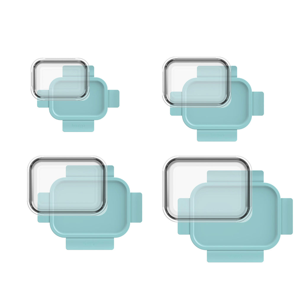 Bentgo 8-Piece Glass Food Storage Set