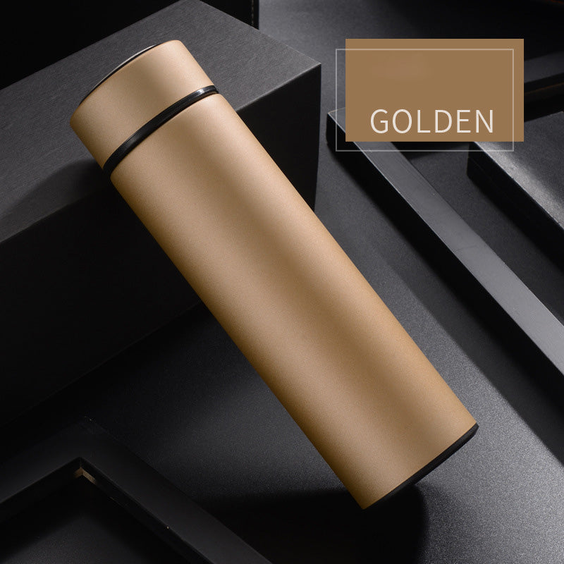 450Ml Stainless Steel Water Bottle Double Wall Vacuum Insulated with Thermometer 