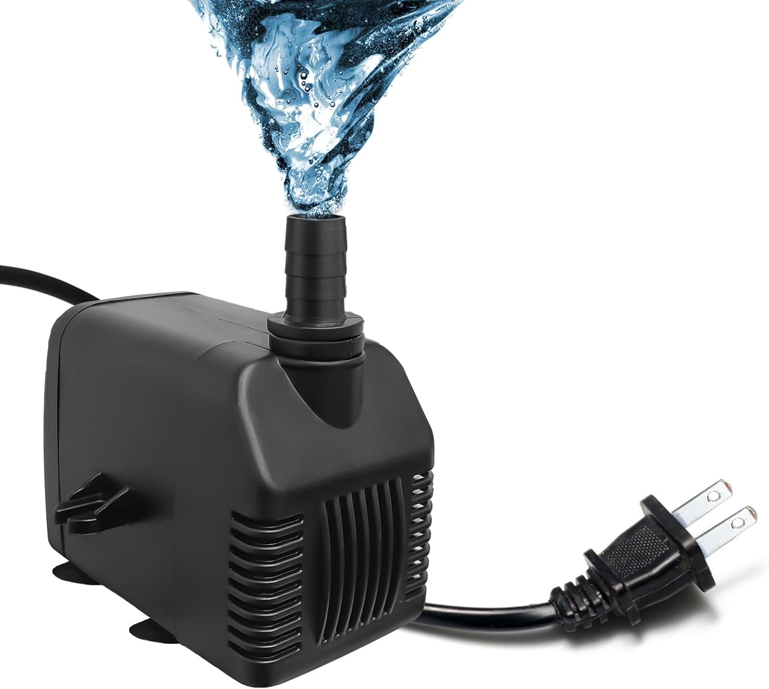 Pump 800GPH Ultra Quiet with Dry Burning Protection 8.8Ft High Lift for Fountains, Hydroponics, Ponds, Aquariums (800GPH,24W)