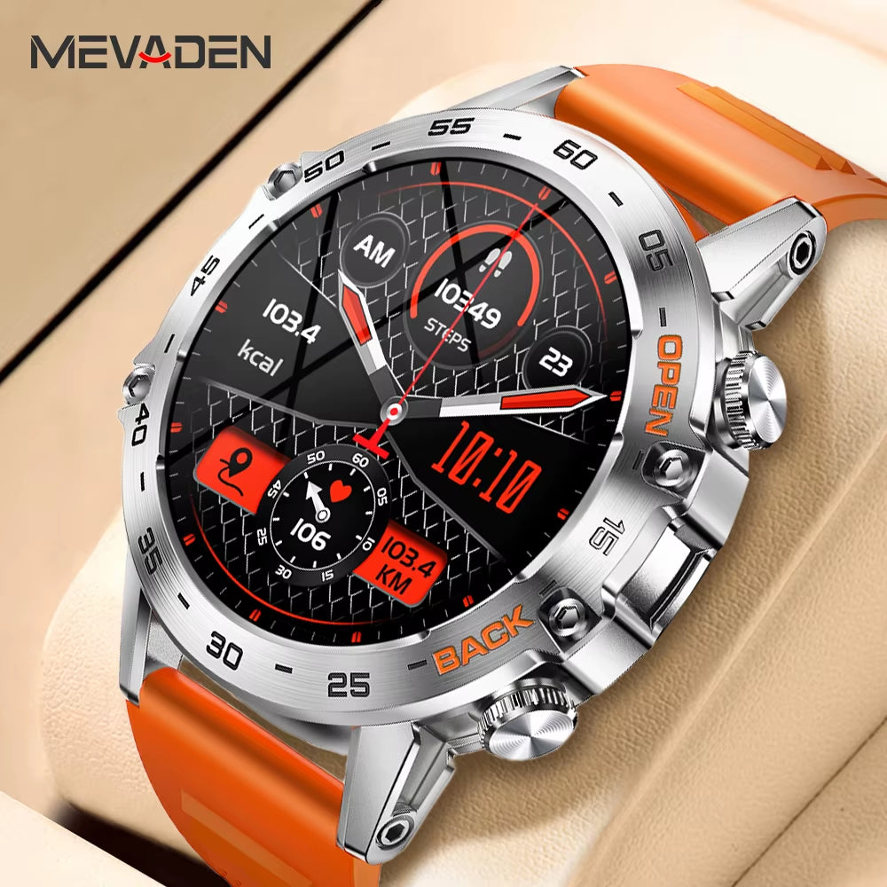 1.39 Inch Bluetooth Call Smart Watch Men Sports Fitness Tracker Watches IP67 Waterproof Smartwatch for Android IOS MD52