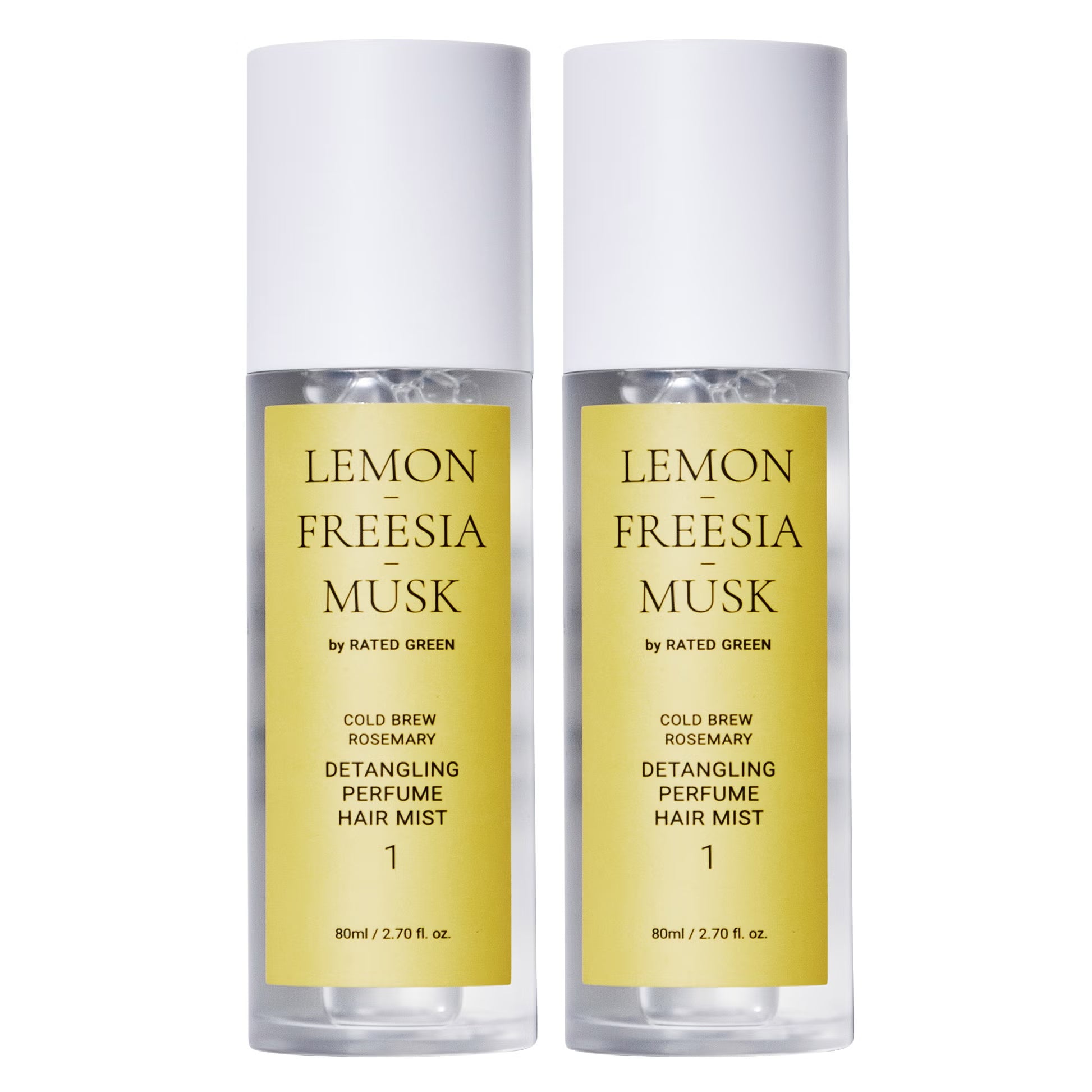 Rated Green Detangling Perfume Hair Mist, 2.7 Fl Oz, 2-Pack