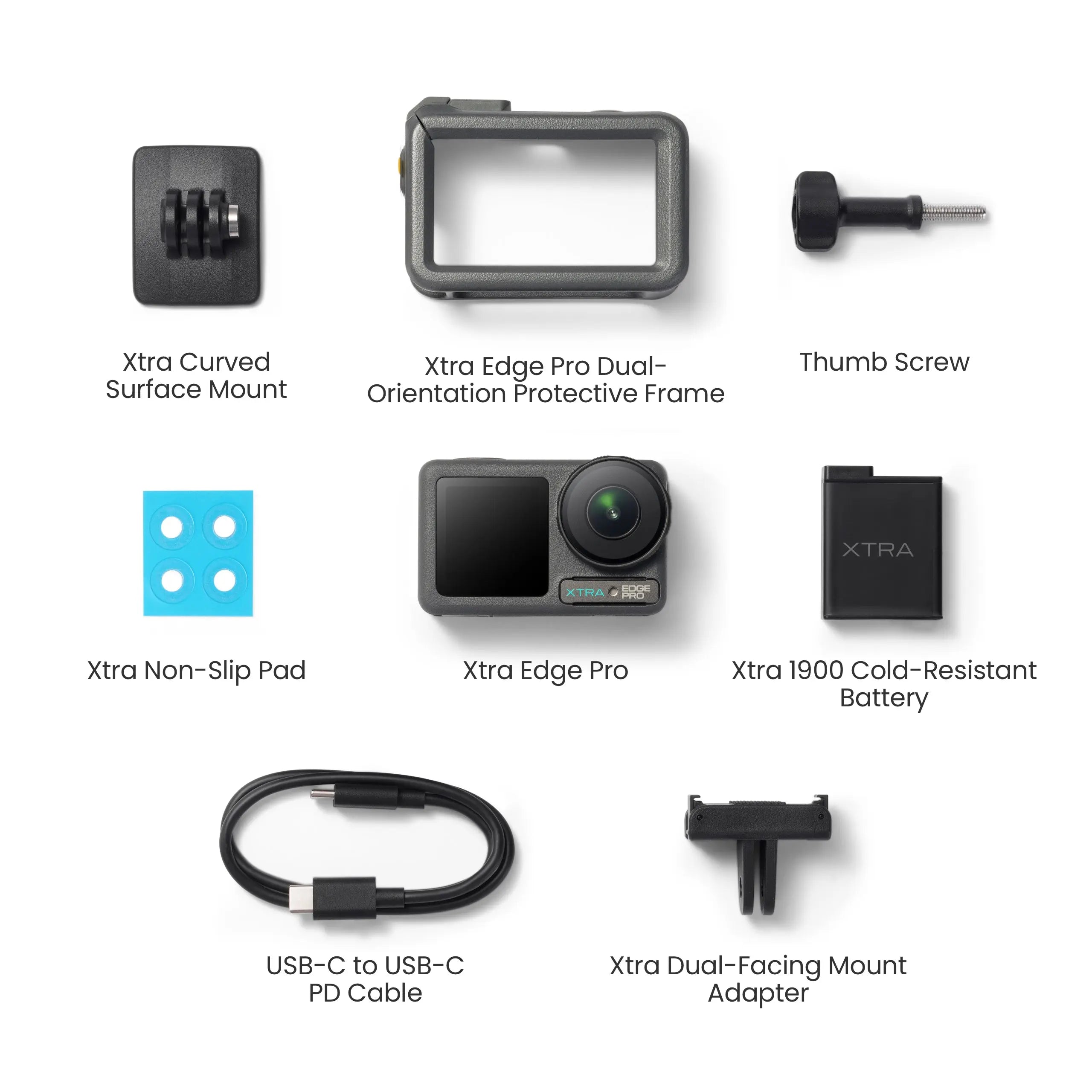 【Live Exclusive Offer】Xtra Edge Pro: 4K Action Camera with 1/1.3" Sensor & Night View