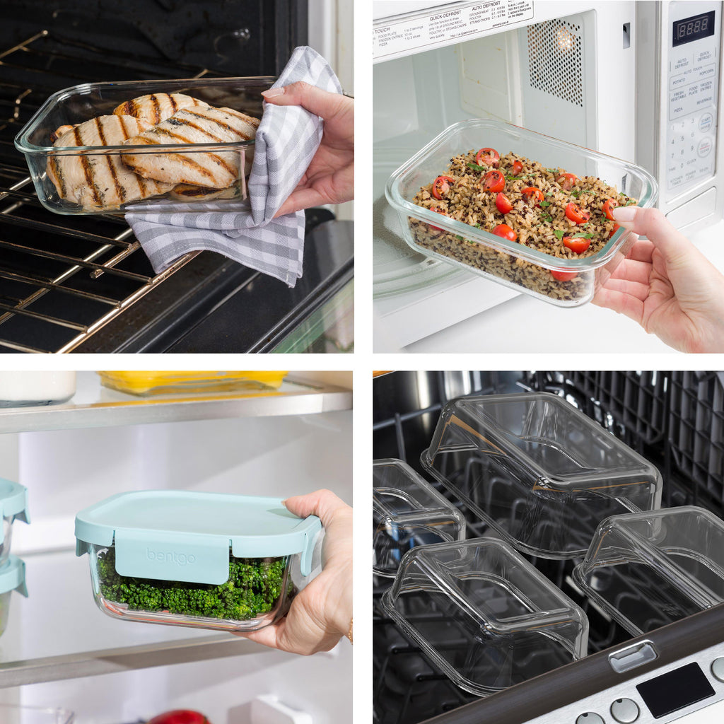 Bentgo 8-Piece Glass Food Storage Set