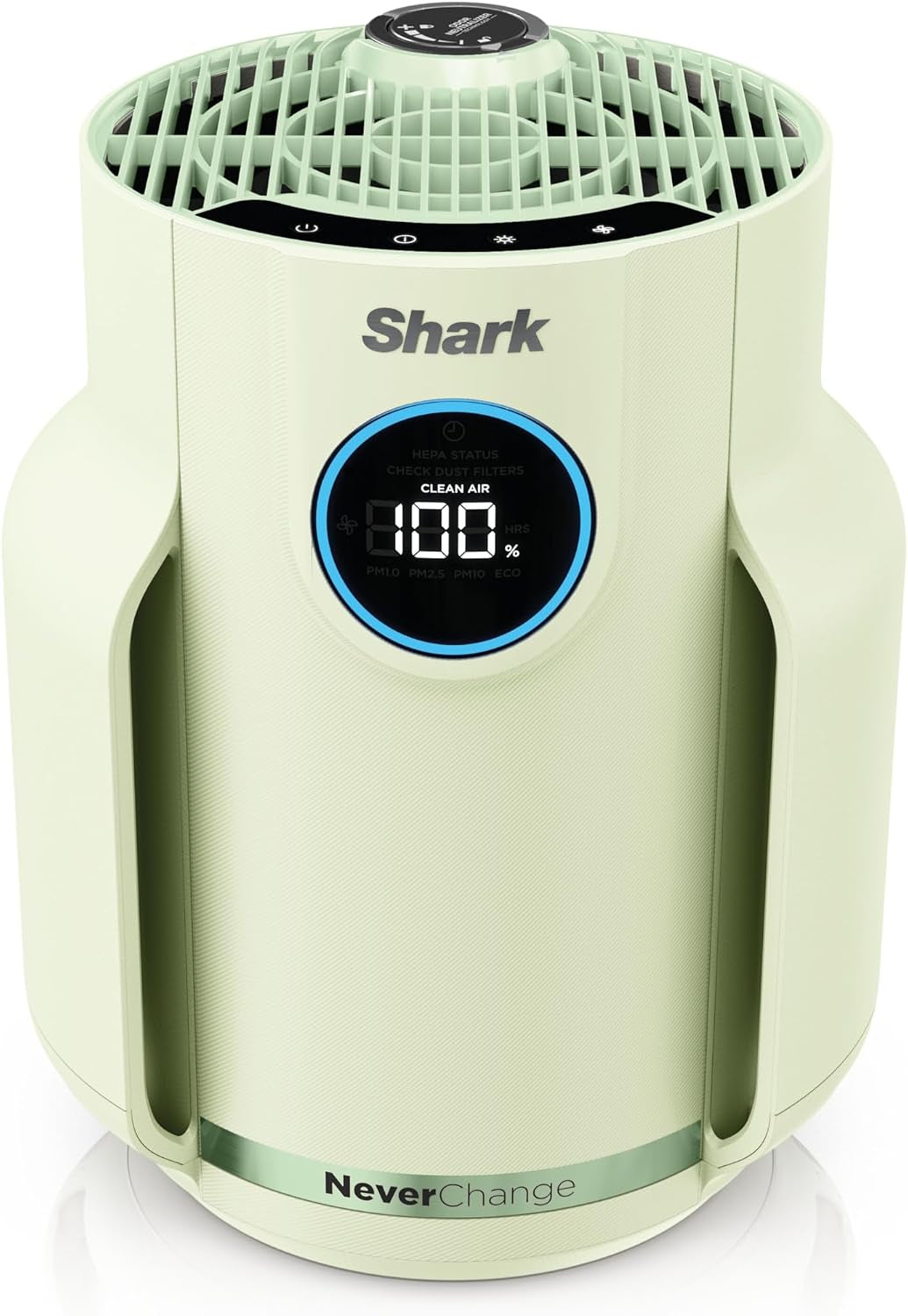 Shark Air Purifier for Home, Neverchange, for Large Room, Hepa-Exceeding Filter, Captures Pollutants, Pet Dander, Dust, Odor, Smoke, and More, Odor Neutralizer, HP152, Charcoal