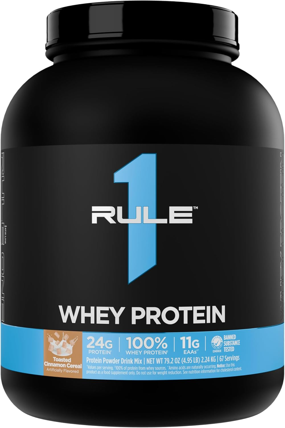 Whey Protein Powder, Banana Crème, 27 Servings | 24G Fast-Acting Protein from All-Whey Sources with Naturally Occurring Eaas & Bcaas for Workout Recovery or Anytime Use