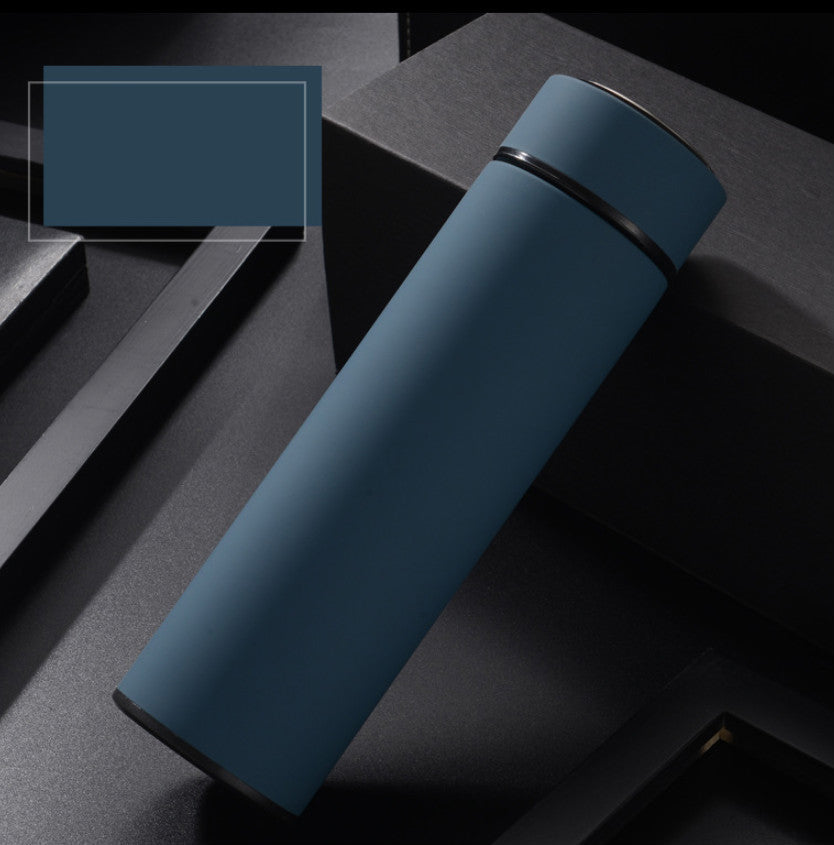 450Ml Stainless Steel Water Bottle Double Wall Vacuum Insulated with Thermometer 
