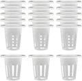 100 Pcs Hydroponic Growing Baskets Hydroponics Seed Starters Seed Starting Baskets Small Hydroponics Grow Baskets Plant Replacement Baskets Hydroponics Supplies