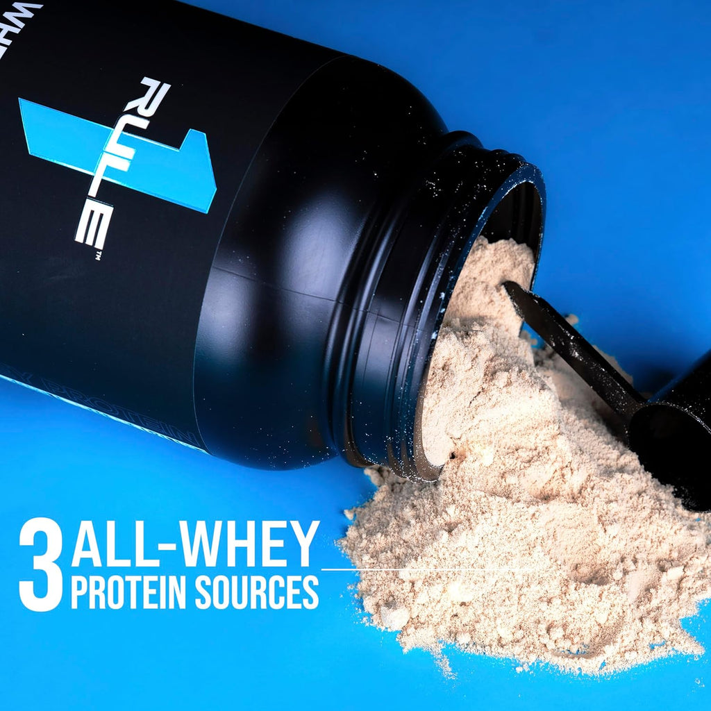 Whey Protein Powder, Banana Crème, 27 Servings | 24G Fast-Acting Protein from All-Whey Sources with Naturally Occurring Eaas & Bcaas for Workout Recovery or Anytime Use