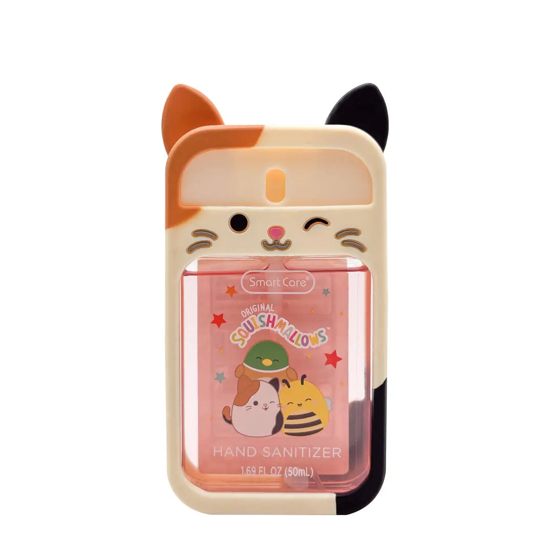 Smart Care Squishmallows Hand Sanitizer Sprays with Case and Wristlet, 1.69Oz, Quick-Drying and Non-Sticky, Kills 99% of Germs, Assorted Scents