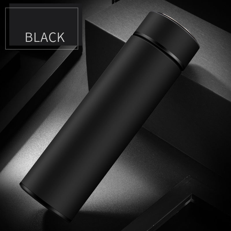 450Ml Stainless Steel Water Bottle Double Wall Vacuum Insulated with Thermometer 
