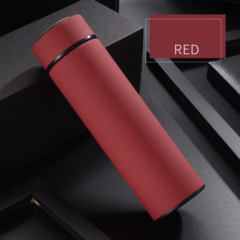 450Ml Stainless Steel Water Bottle Double Wall Vacuum Insulated with Thermometer 