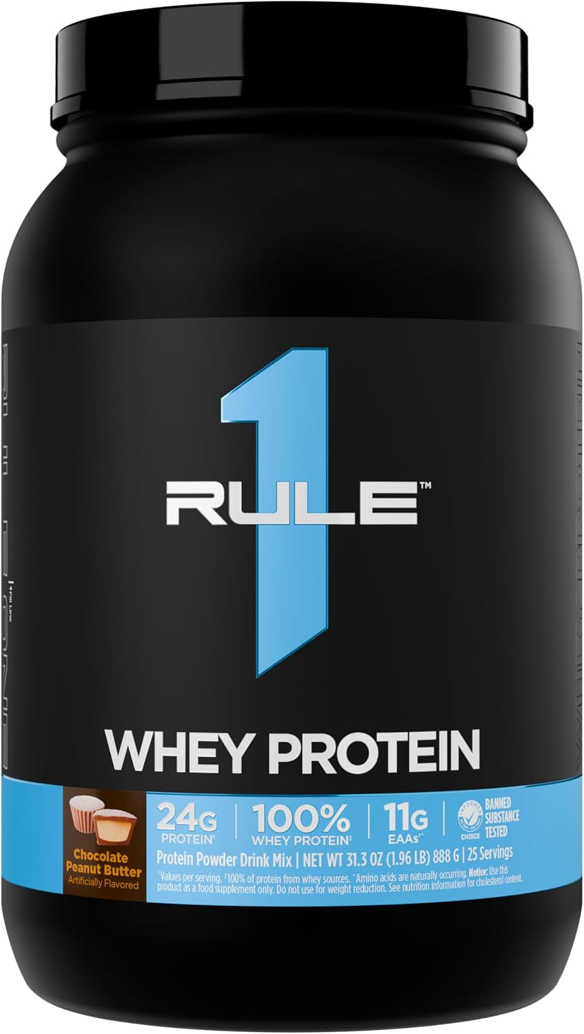 Whey Protein Powder, Banana Crème, 27 Servings | 24G Fast-Acting Protein from All-Whey Sources with Naturally Occurring Eaas & Bcaas for Workout Recovery or Anytime Use
