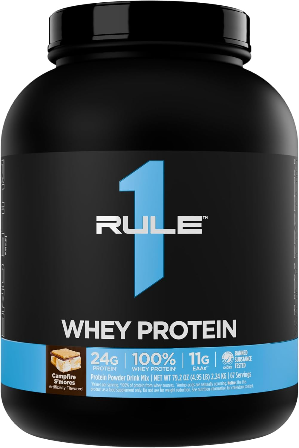 Whey Protein Powder, Banana Crème, 27 Servings | 24G Fast-Acting Protein from All-Whey Sources with Naturally Occurring Eaas & Bcaas for Workout Recovery or Anytime Use