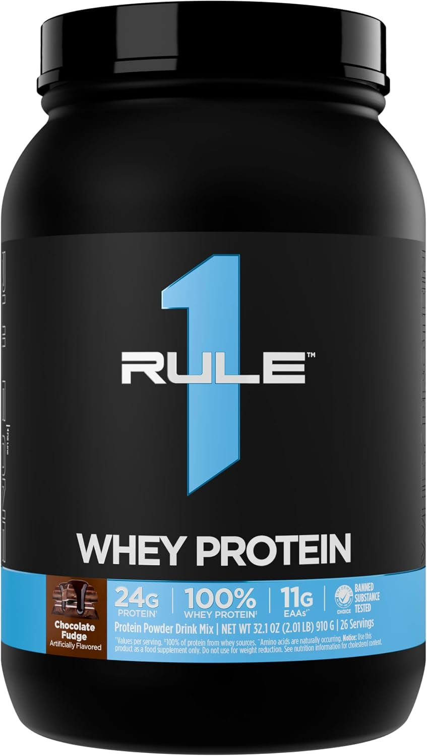 Whey Protein Powder, Banana Crème, 27 Servings | 24G Fast-Acting Protein from All-Whey Sources with Naturally Occurring Eaas & Bcaas for Workout Recovery or Anytime Use