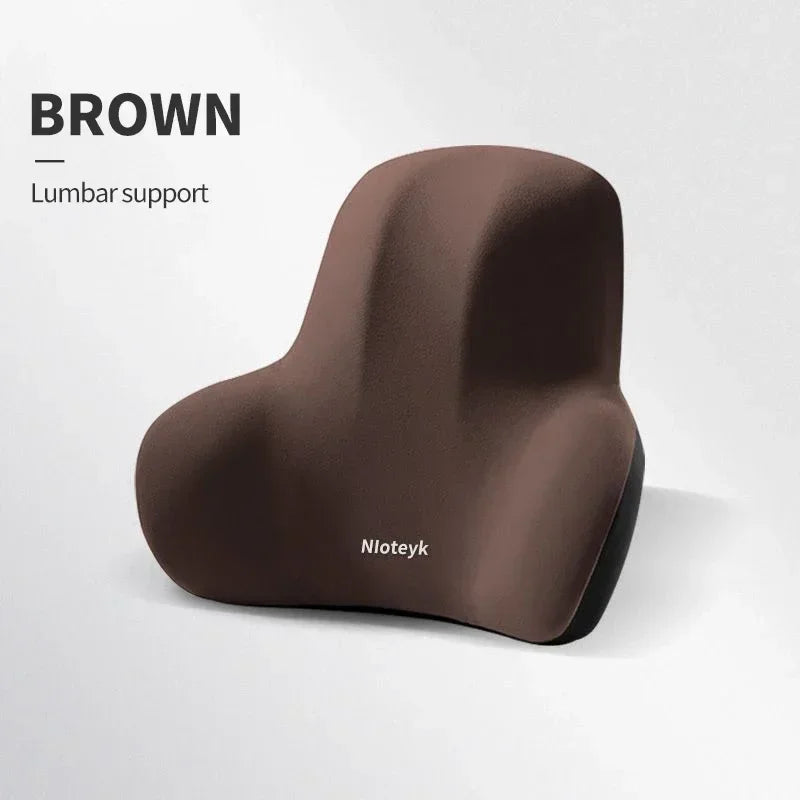 Memory Foam Car Neck Cushion Car Lumbar Support for Car Supplies Universal Neck Pillow Waist Cushion Car Seat Car Accessories