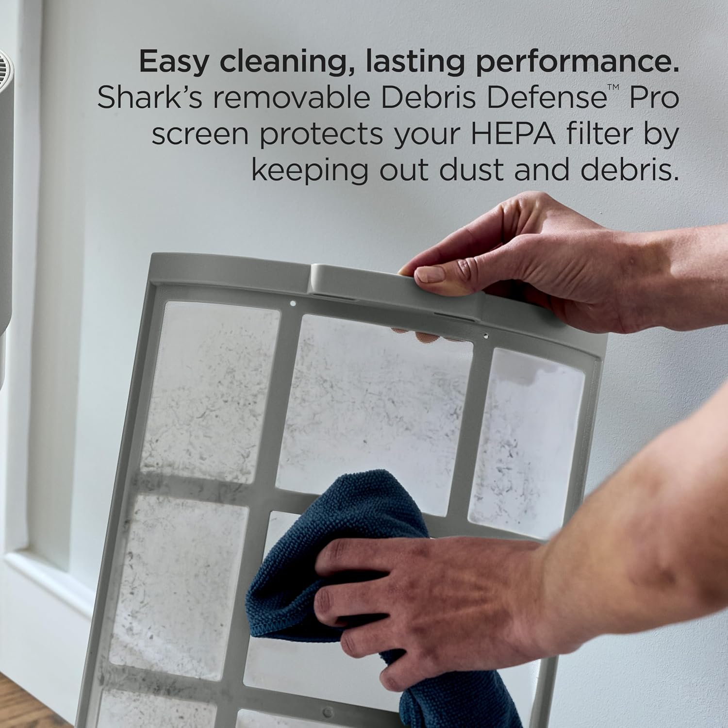 Shark Breatheclear Max, Smart Air Purifier for Whole Home or Large Room, Motion Sensing, Hepa-Exceeding in All Modes, No Filter Changes up to 6 Years, Dove, HP362 (2026)