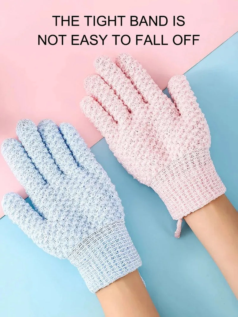 Rubbing Towel Five Finger Shower Gloves Shower Frosted Mud Shower Tools Frosted Shower Towel Scrubbing Tool Shower Gloves 1Pc