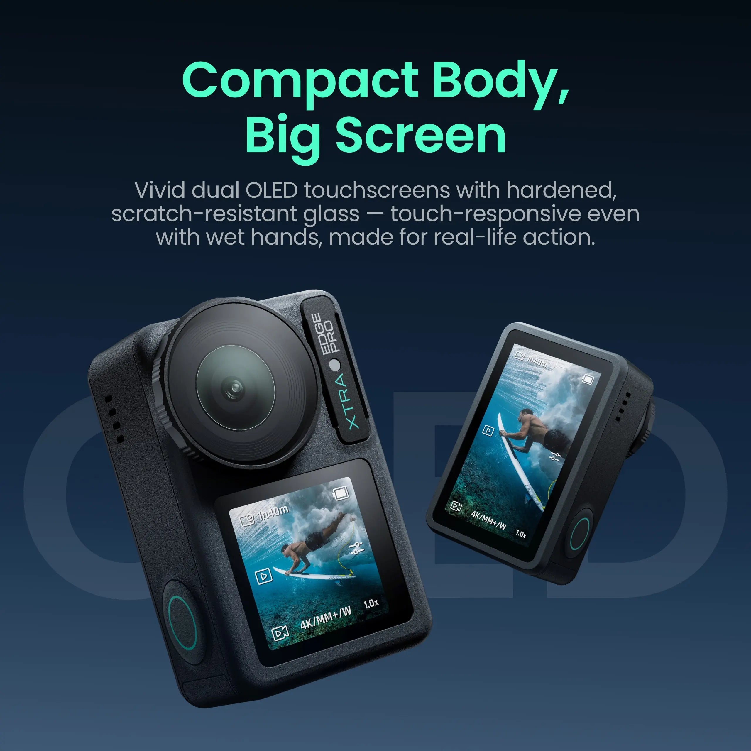 【Live Exclusive Offer】Xtra Edge Pro: 4K Action Camera with 1/1.3" Sensor & Night View
