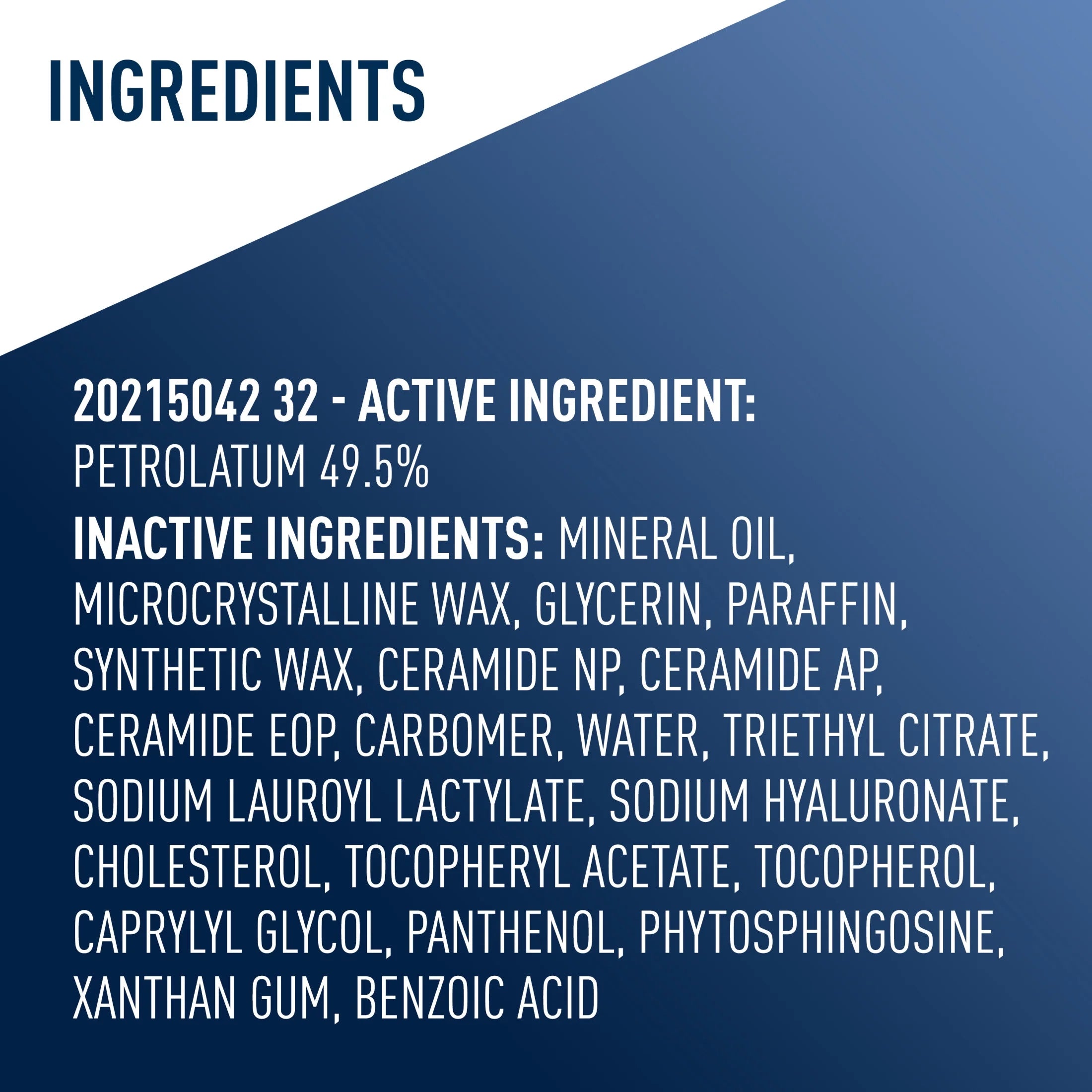 Skin Care Healing with Petrolatum for Long-Lasting Dry Cracked Skin Relief Ointment 1.89 Oz