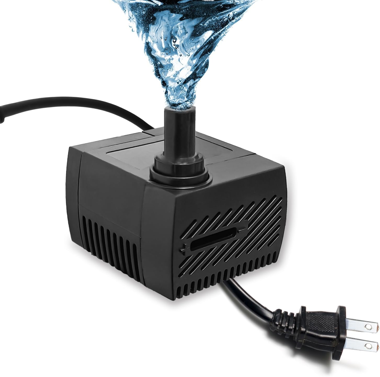 Pump 800GPH Ultra Quiet with Dry Burning Protection 8.8Ft High Lift for Fountains, Hydroponics, Ponds, Aquariums (800GPH,24W)