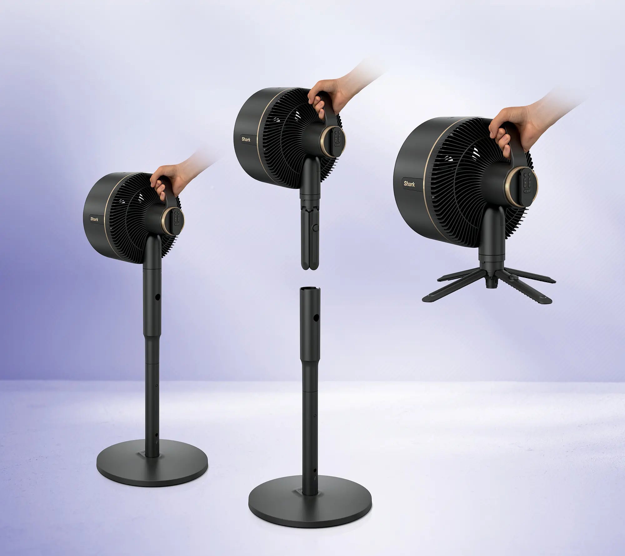 Shark Flexbreeze Indoor/Outdoor Cordless Fan W/ Car Charger