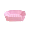 Silicone Air Fryer Liners, Replacement of Parchment Paper Liner - Reusable & Heat Resistant Air Fryer Silicone Baking Tray