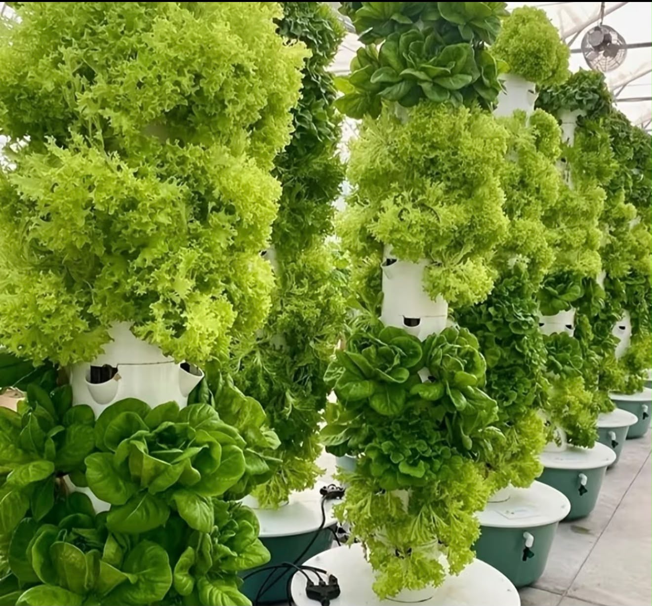 9 Row Tier Hydroponic Tower Vertical Hydroponic System Soilless Cultivation Rack Garden Vegetable Strawberry Planting Pipes