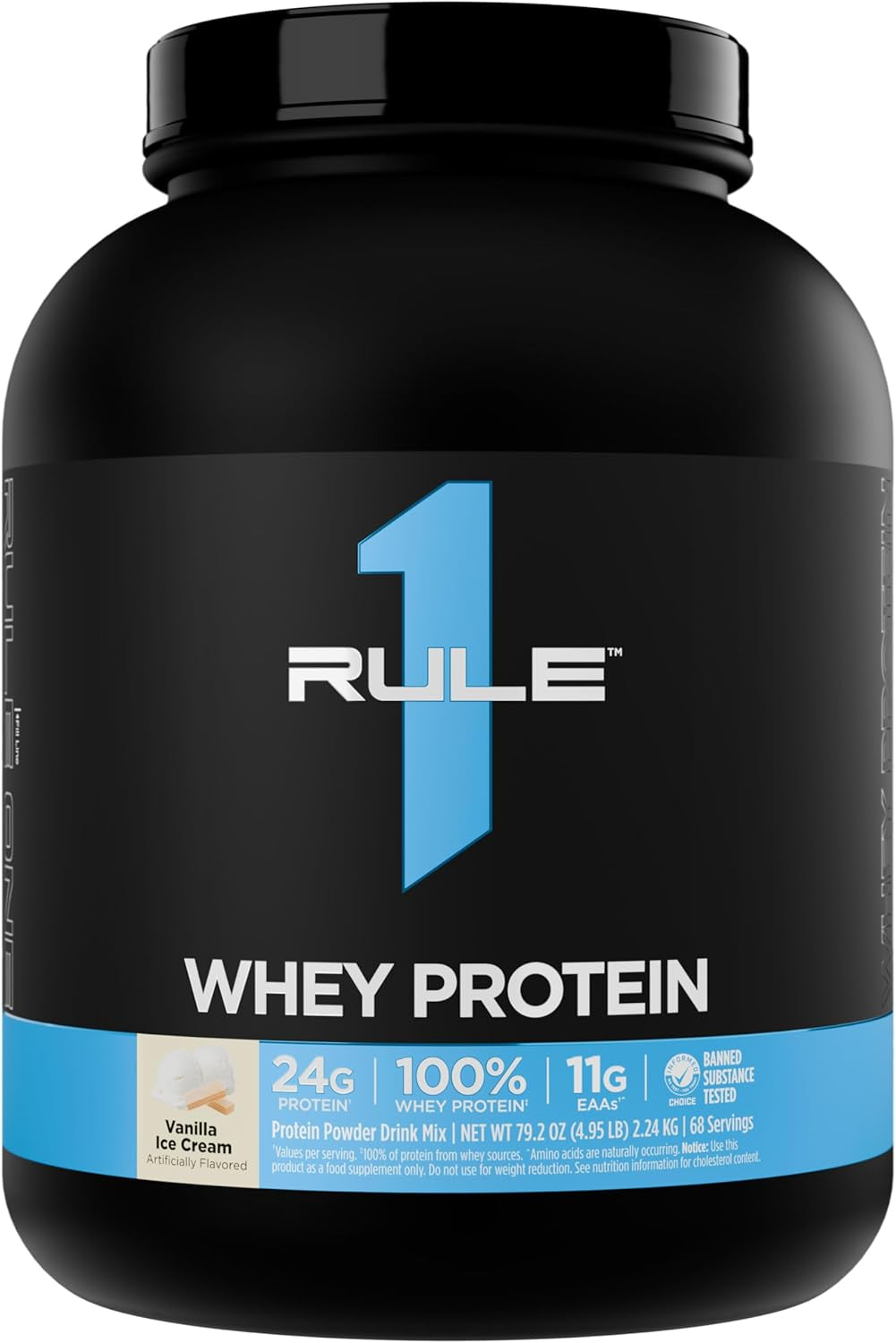 Whey Protein Powder, Banana Crème, 27 Servings | 24G Fast-Acting Protein from All-Whey Sources with Naturally Occurring Eaas & Bcaas for Workout Recovery or Anytime Use