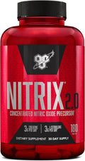 NITRIX 2.0, Workout Supplement, Nitric Oxide Precursors, 3G Creatine, 3G L Citrulline, L-Citrulline, Supports Workout Performance, Pumps, Muscle Recovery and Endurance, 180 Tablets, 60 Servings