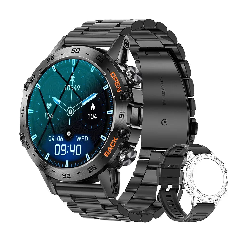 1.39 Inch Bluetooth Call Smart Watch Men Sports Fitness Tracker Watches IP67 Waterproof Smartwatch for Android IOS MD52