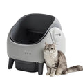 Open-Top round Plastic Self Cleaning Automatic Cat Litter Box App Control Odor Free Low Noise Multiple Cats Smart Stock
