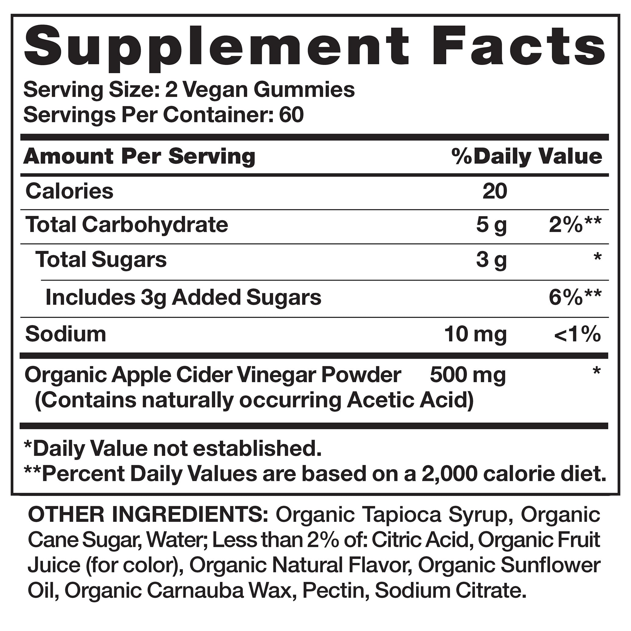 Nature'S Truth Organic Apple Cider Vinegar 500 Mg., 120 Gummies