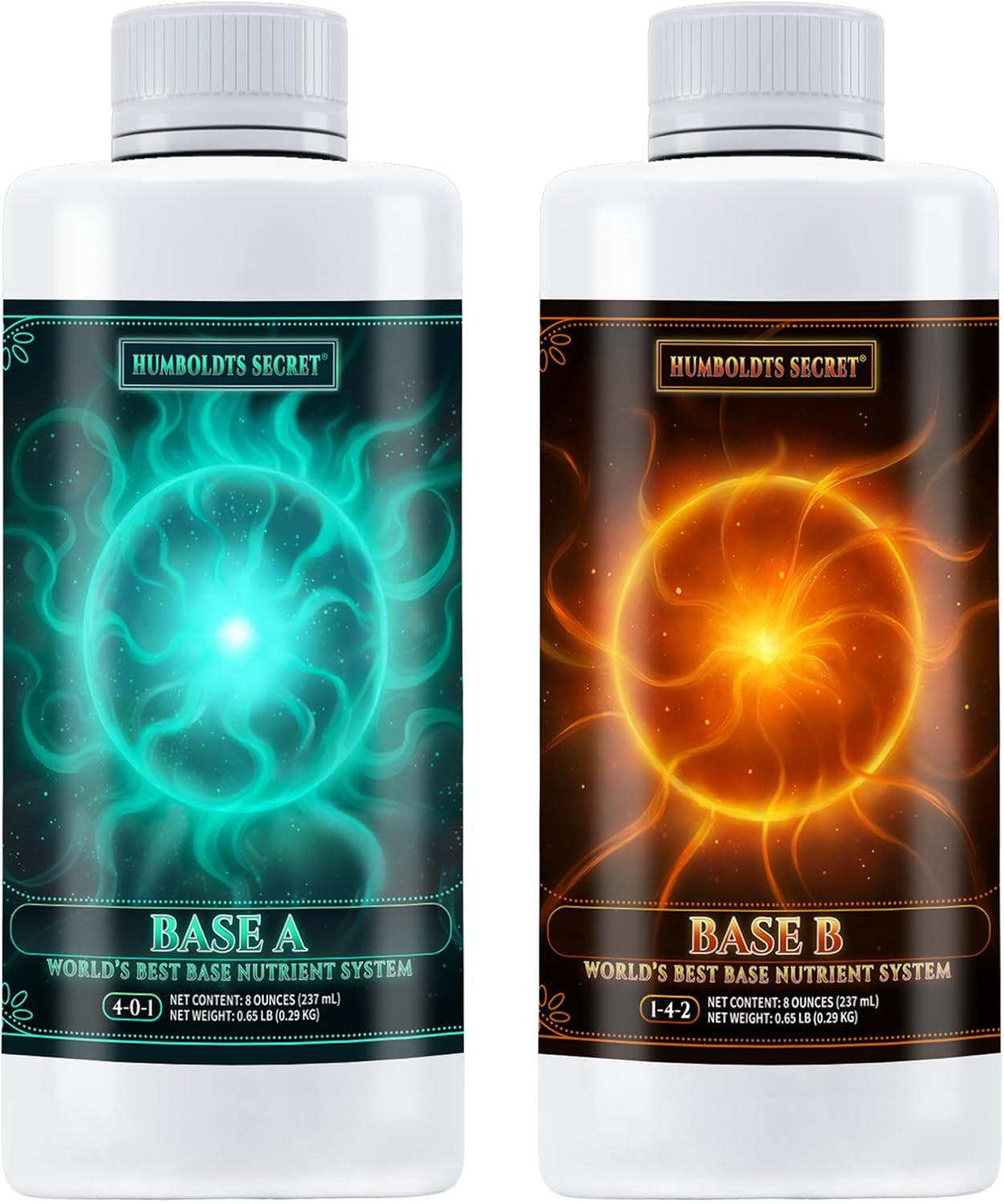 Base a & B Liquid Hydroponic Fertilizer | Complete Hydroponic Nutrients for Indoor and Outdoor Plants | Supports Healthy Vegetative Growth and Flowering Stage | 1 Gallon
