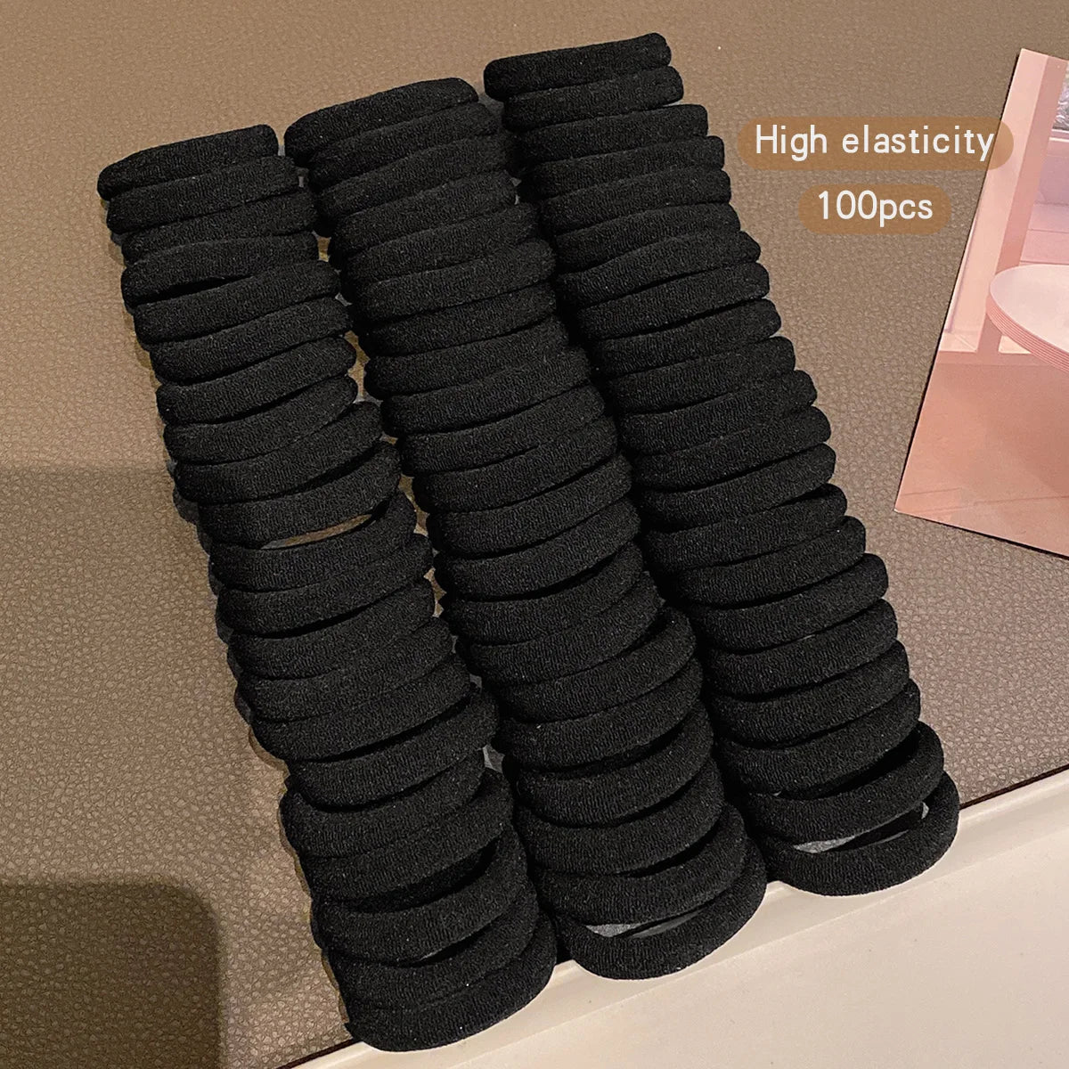 100 Seamless, High Elasticity, Durable Korean Style Hair Accessories with Elastic Bands Suitable for Daily Use