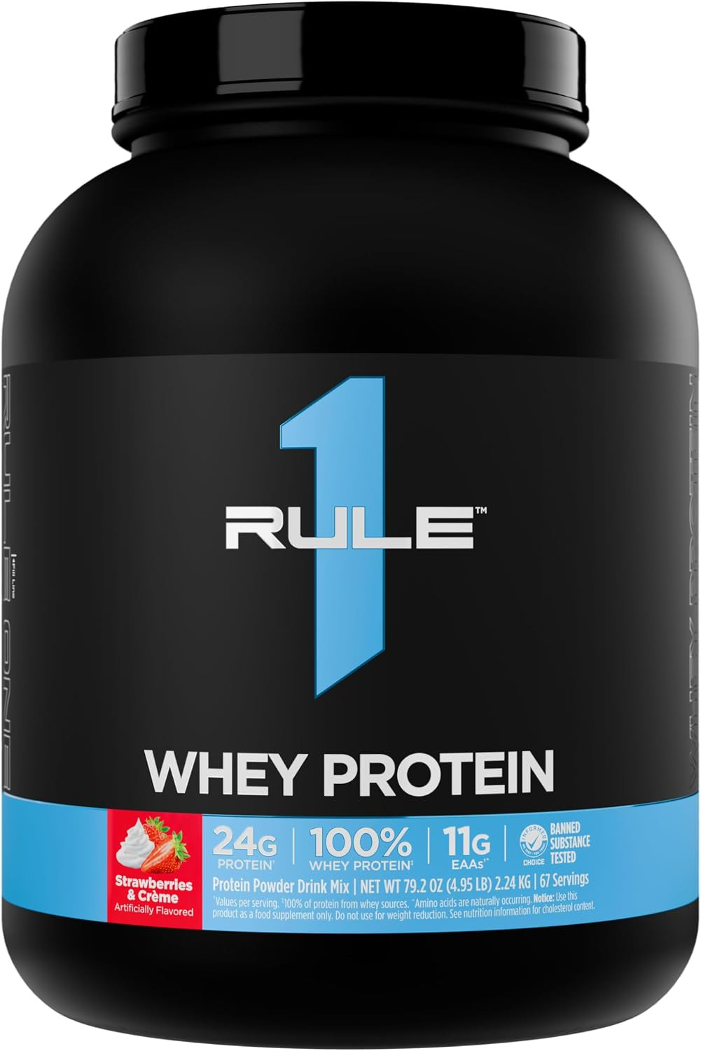 Whey Protein Powder, Banana Crème, 27 Servings | 24G Fast-Acting Protein from All-Whey Sources with Naturally Occurring Eaas & Bcaas for Workout Recovery or Anytime Use