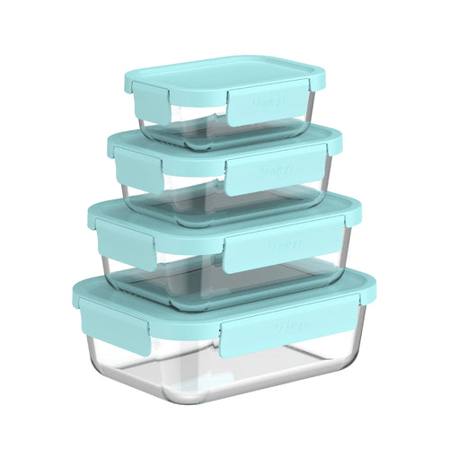 Bentgo 8-Piece Glass Food Storage Set
