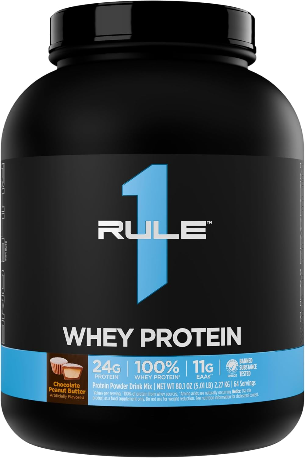 Whey Protein Powder, Banana Crème, 27 Servings | 24G Fast-Acting Protein from All-Whey Sources with Naturally Occurring Eaas & Bcaas for Workout Recovery or Anytime Use