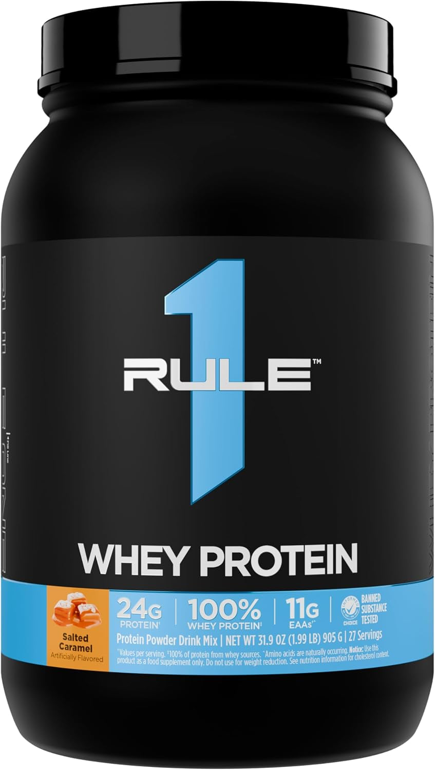 Whey Protein Powder, Banana Crème, 27 Servings | 24G Fast-Acting Protein from All-Whey Sources with Naturally Occurring Eaas & Bcaas for Workout Recovery or Anytime Use