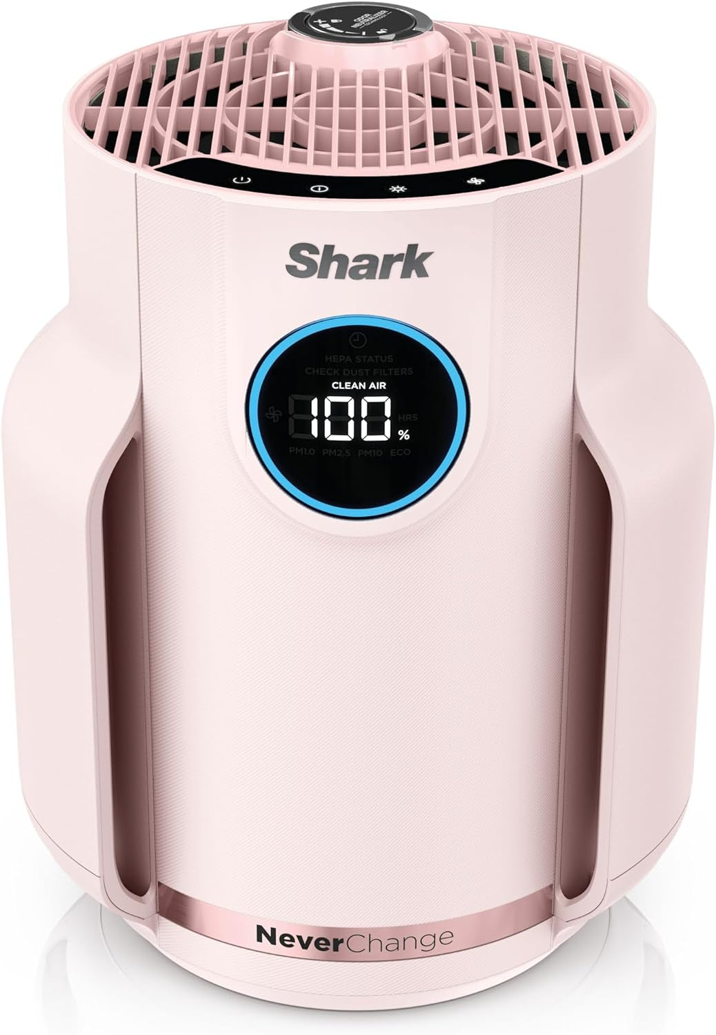 Shark Air Purifier for Home, Neverchange, for Large Room, Hepa-Exceeding Filter, Captures Pollutants, Pet Dander, Dust, Odor, Smoke, and More, Odor Neutralizer, HP152, Charcoal
