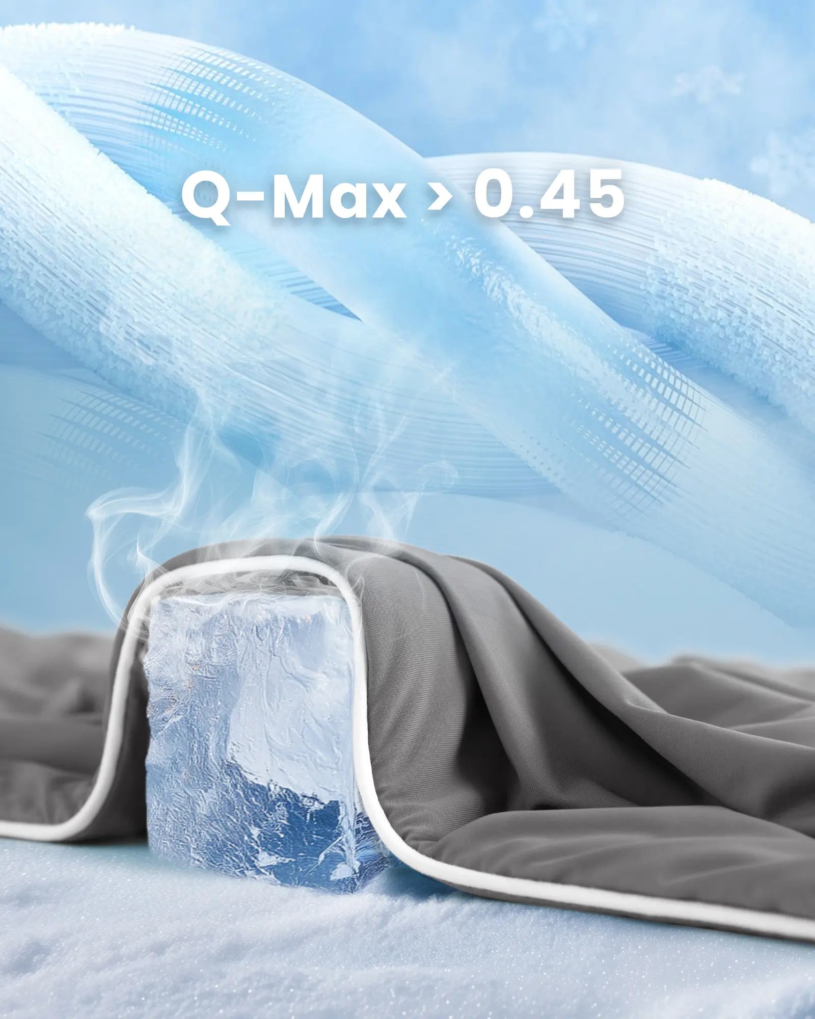 Blunique Summer Cooling Comfort for Hot Sleepers ,Ice Cream Blanket,Breathable Oversized Design, Lightweight, Rayonderived from Bamboo | Comfy Bedding|Summerwins |Teenage Bedroom Accessories, Cooling Blankets