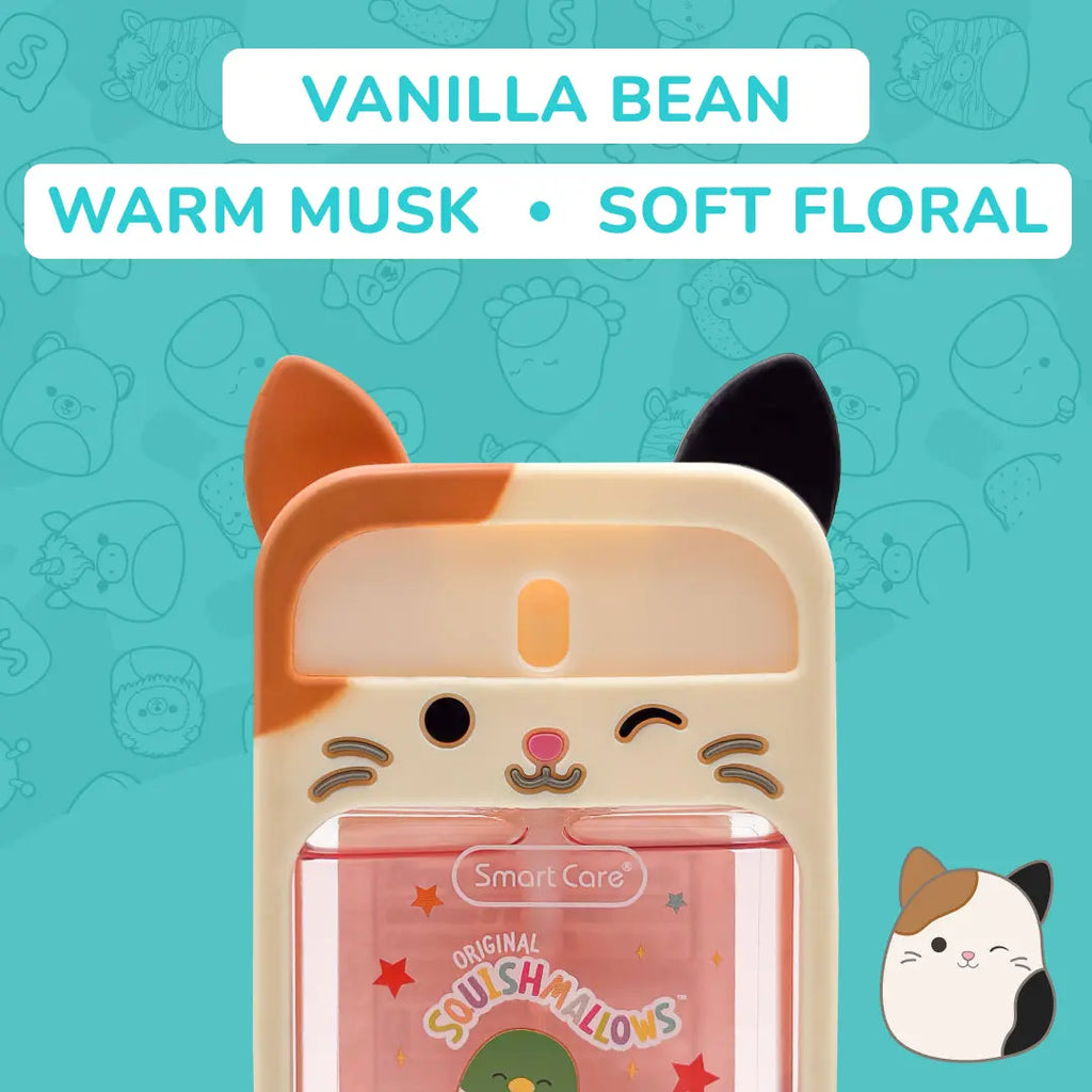 Smart Care Squishmallows Hand Sanitizer Sprays with Case and Wristlet, 1.69Oz, Quick-Drying and Non-Sticky, Kills 99% of Germs, Assorted Scents